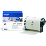 Brother DK-22243 verwijderbare papiertape wit / 102mm x 30,48m (origineel)