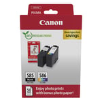 Canon PG-585 / CL-586 photo value bundel (origineel)