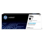 HP CF294X nr. 94X toner cartridge zwart hoge capaciteit (origineel)