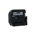 Brother MK231 - 8m zwart op wit / niet-gelamineerd tape / 12mm (huismerk)