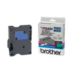Brother TX-731 tape zwart op groen 12mm x 15m (origineel)