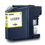 Brother LC-22EY inkt cartridge geel (origineel)
