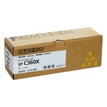 Ricoh 408253 toner cartridge geel extra hoge capaciteit (origineel)