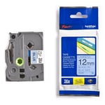 Brother TZe-531 - 8m zwart op blauw / gelamineerd tape / 12mm (origineel)