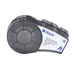 Brady M21-500-581-WT tape herpositioneerbaar vinyl zwart op wit 12,70 mm (origineel)