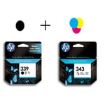 HP C8766EE / C8767EE serie ( 343 C / 339XL BK ) origineel