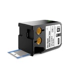 DYMO 1868717 XTL voorgesneden krimpkous tape zwart op wit 6x34mm (origineel)