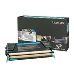 Lexmark C736H1CG toner cartridge cyaan hoge capaciteit (origineel)