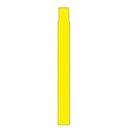 Zebra Z-Band Splash 10012717-2K geel 25mm x 254mm 6 x 350 stuks (origineel)