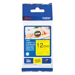 Brother TZe-631S tape zwart op geel 12 mm (origineel)