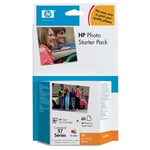 HP 57 Photo Starter Pack incl. 60 vel fotopapier