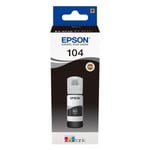 Epson 104 inktfles zwart (origineel)