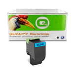 Lexmark 80C2HC0 toner cartridge cyaan hoge capaciteit nr. 802HC (huismerk)