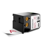 DYMO 1868760 XTL tape vinyl rood op wit 54mm (origineel)