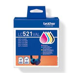 Brother LC-521 BK/C/M/Y serie (origineel)