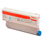 OKI 46443103 toner cartridge cyaan hoge capaciteit (origineel)