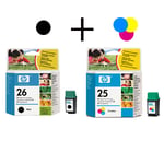 HP 51625AE / 51626AE serie ( 25 C / 26 BK ) origineel