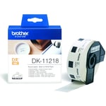 Brother DK-11218 rond label wit / 24mm x 24mm (origineel)