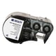 Brady M4C-500-595-GN-WT vinyl labels wit op groen | 12,70 mm x 7,62 m (origineel) | BRAM4C-500-595-GN-WT