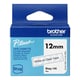 Brother Btag-135 niet-gelamineerde tape wit op transparant 12 mm (origineel) | BROBTAG-135