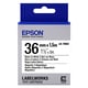 Epson LK-7WB2 magnetische tape zwart op wit 36mm (origineel) | EPSC53S657002