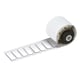 Brady M71EP-1-7593-WT gelamineerde polyester labels wit | 27,00 mm x 8,00 mm (origineel) | BRAM71EP-1-7593-WT
