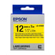 Epson LK-4YBVN tape zwart op geel 12 mm (origineel) | EPSC53S654042