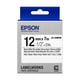 Epson LK-4WBVN tape zwart op wit 12 mm (origineel) | EPSC53S654041