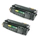 HP Q7553X nr. 53X toner cartridge zwart hoge capaciteit 2 stuks (huismerk)
