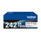 Brother TN-242BK toner cartridge zwart 2 stuks (origineel)