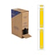 Brady BM-10x60-7643-YL-L draad- en kabellabels | geel | 60 mm x 10 mm (origineel) | BRABM-10X60-7643-YL-L