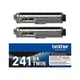 Brother TN-241BK toner cartridge zwart 2 stuks