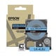Epson LK-4LBJ matte tape zwart op blauw 12 mm (origineel) | EPSLK-4LBJ
