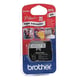 Brother M-K221SBZ niet-gelamineerde tape zwart op wit 9 mm (origineel) | BROMK221SBZ