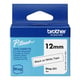 Brother Btag-231 niet-gelamineerde tape zwart op wit 12 mm (origineel) | BROBTAG231