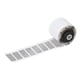 Brady M6-03-7593-SL polyester labels zilver | 27 mm x 15 mm (origineel) | BRAM6-03-7593-SL