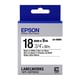Epson LK-5WBN tape zwart op wit 18mm (origineel) | EPSC53S655006