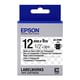 Epson LK-4TBN tape zwart op transparant 12mm (origineel) | EPSLK-4TBN