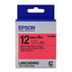 Epson LK-4RBP tape zwart op pastel rood 12mm (origineel) | EPSLK-4RBP