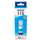 Epson 115 inktfles cyaan (origineel) | EPSC13T07D24A