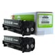 HP CF380X nr. 312X toner cartridge zwart hoge capaciteit 2 stuks (huismerk)