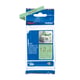 Brother TZe-RM34 tape goud op mintgroen 12 mm (origineel) | BROTZE-RM34