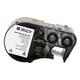 Brady M4C-500-595-RD-WT vinyl labels wit op rood | 12,70 mm x 7,62 mm (origineel) | BRAM4C-500-595-RD-WT