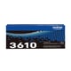 Brother TN-3610 toner cartridge zwart (origineel) | BROTN-3610