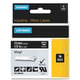DYMO 1805435 IND Rhino tape vinyl wit op zwart 12mm (origineel) | DYM1805435