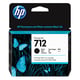 HP 3ED71A nr. 712 inktcartridge zwart hoge capaciteit (origineel) | HP3ED71A