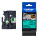 Brother Fle-7511 vlagtape zwart op groen 21 mm (origineel) | BROFLE-7511