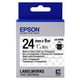 Epson LK-6TBN tape zwart op transparant 24mm (origineel) | EPSLK-6TBN