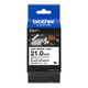 Brother HSe-251E krimpkous tape zwart op wit 21 mm (origineel) | BROHSE251E