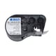 Brady MC1-1000-595-WT-BK tape vinyl | zwart op wit | 25,4mm x 7,62m | BRAMC1-1000-595-WT-BK